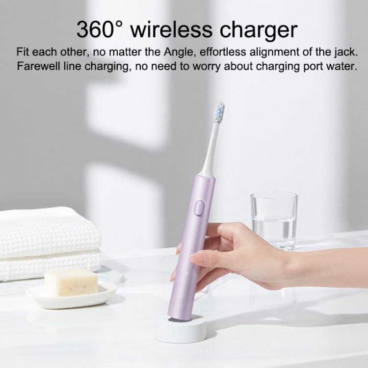 Original Xiaomi Mijia Sonic Elektrische Zahnbürste T302, T302 (Lila), T302 (Schwarz), T302 (Silber)