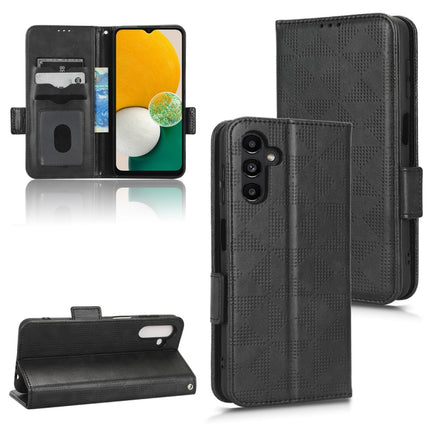 Symmetrical Triangle Leather Phone Case, For Samsung Galaxy A12 / M12, For Samsung Galaxy A13 4G, For Samsung Galaxy A13 5G, For Samsung Galaxy A14 4G