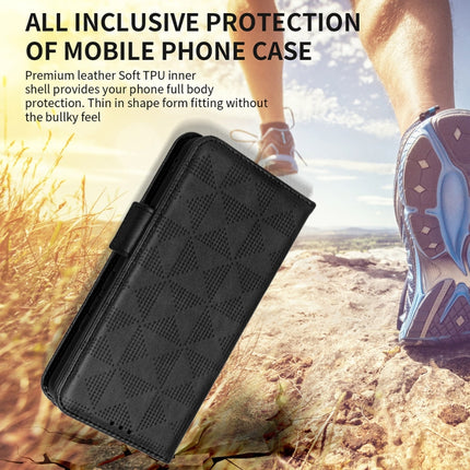 Symmetrical Triangle Leather Phone Case, For Samsung Galaxy A23 4G, For Samsung Galaxy A23e/A23 5G JP Version, For Samsung Galaxy A24 4G, For Samsung Galaxy A33 5G