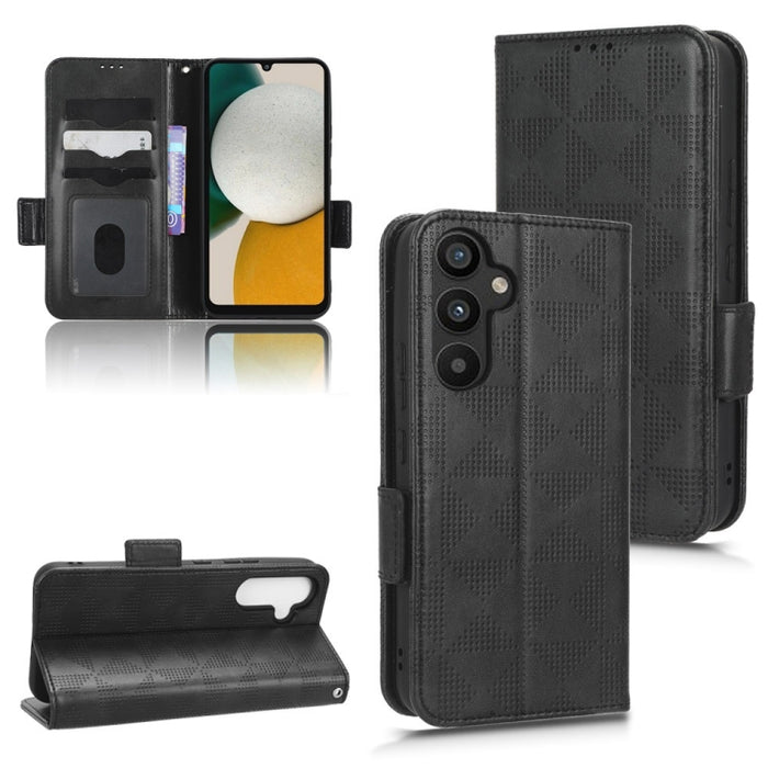 Symmetrical Triangle Leather Phone Case, For Samsung Galaxy A34 5G, For Samsung Galaxy A53 5G, For Samsung Galaxy A54 5G, For Samsung Galaxy M33 5G