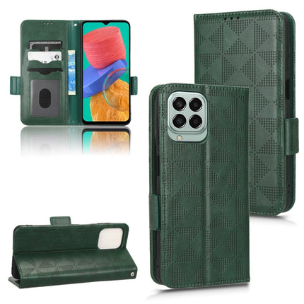 Symmetrical Triangle Leather Phone Case, For Samsung Galaxy A34 5G, For Samsung Galaxy A53 5G, For Samsung Galaxy A54 5G, For Samsung Galaxy M33 5G