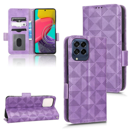 Symmetrical Triangle Leather Phone Case, For Samsung Galaxy M53 5G, For Samsung Galaxy S21 Ultra 5G, For Samsung Galaxy S21+ 5G, For Samsung Galaxy S21 5G