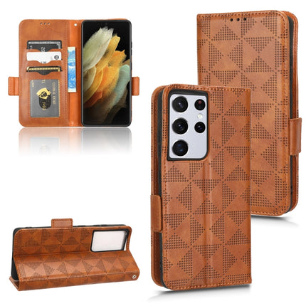 Symmetrical Triangle Leather Phone Case, For Samsung Galaxy M53 5G, For Samsung Galaxy S21 Ultra 5G, For Samsung Galaxy S21+ 5G, For Samsung Galaxy S21 5G