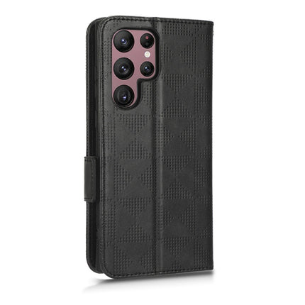 Symmetrical Triangle Leather Phone Case, For Samsung Galaxy S22 Ultra 5G, For Samsung Galaxy S22 5G, For Samsung Galaxy S22+ 5G, For Samsung Galaxy S23+ 5G