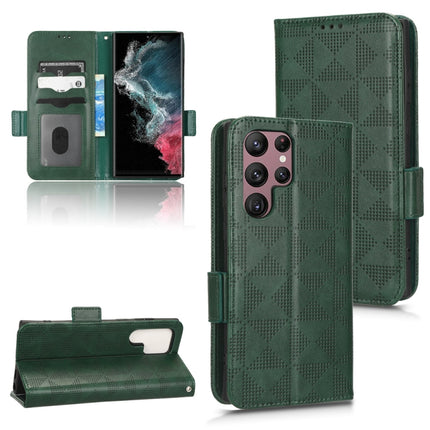 Symmetrical Triangle Leather Phone Case, For Samsung Galaxy S22 Ultra 5G, For Samsung Galaxy S22 5G, For Samsung Galaxy S22+ 5G, For Samsung Galaxy S23+ 5G