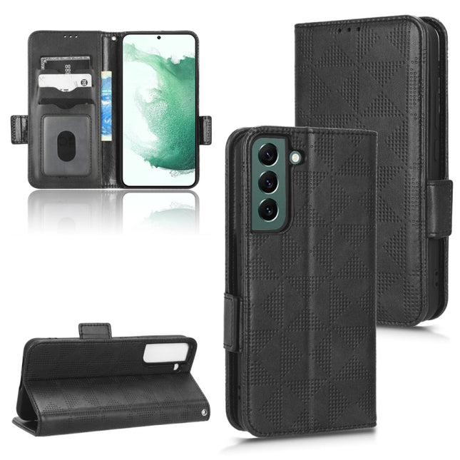Symmetrical Triangle Leather Phone Case, For Samsung Galaxy S22 Ultra 5G, For Samsung Galaxy S22 5G, For Samsung Galaxy S22+ 5G, For Samsung Galaxy S23+ 5G