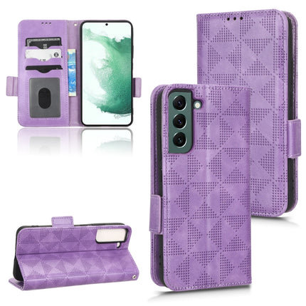 Symmetrical Triangle Leather Phone Case, For Samsung Galaxy S22 Ultra 5G, For Samsung Galaxy S22 5G, For Samsung Galaxy S22+ 5G, For Samsung Galaxy S23+ 5G