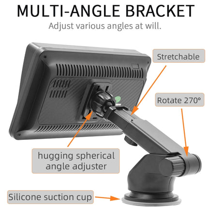 B5300 7 inch Wireless CarPlay Car Bluetooth MP5 Player, Support Mobile Phone Interconnection