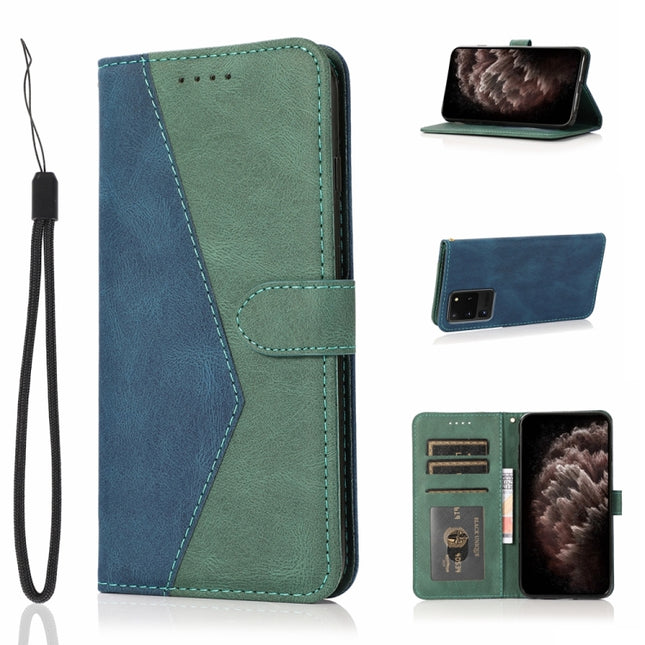 Dual-color Stitching Leather Phone Case, For Samsung Galaxy S20 Ultra, For Samsung Galaxy S10, For Samsung Galaxy S10+, For Samsung Galaxy S10e