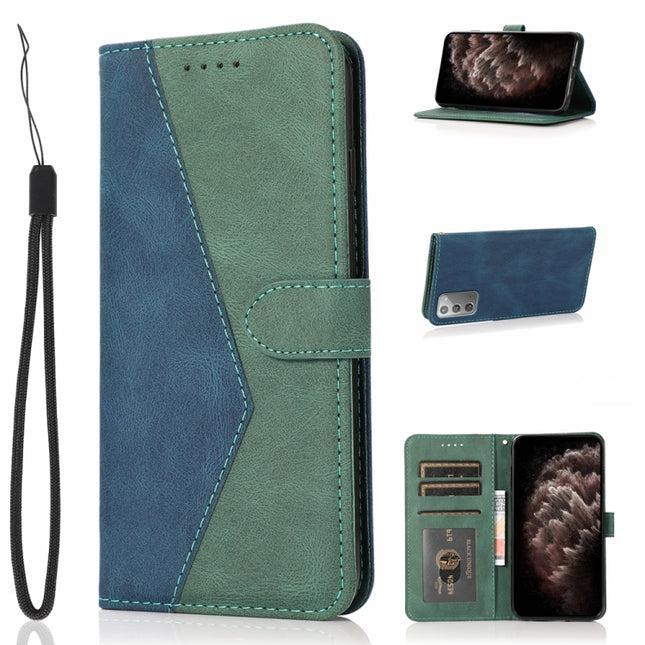 Dual-color Stitching Leather Phone Case, For Samsung Galaxy Note20, For Samsung Galaxy Note20 Ultra, For Samsung Galaxy Note10, For Samsung Galaxy Note10+