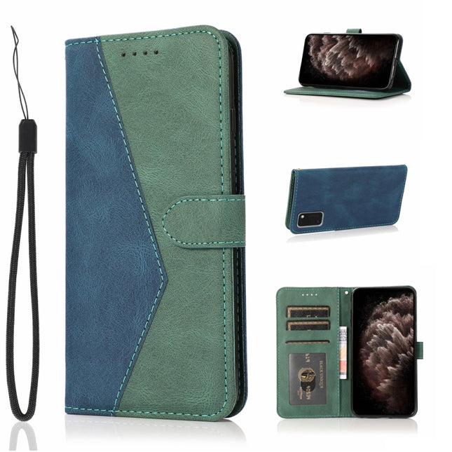 Dual-color Stitching Leather Phone Case, For Samsung Galaxy A41, For Samsung Galaxy A42 5G, For Samsung Galaxy A50 / A30s / A50s, For Samsung Galaxy A51 4G