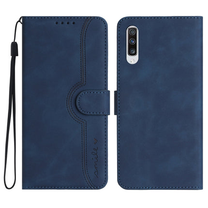 Heart Pattern Skin Feel Leather Phone Case, For Samsung Galaxy A53 5G, For Samsung Galaxy A54 5G, For Samsung Galaxy A70, For Samsung Galaxy A71 4G