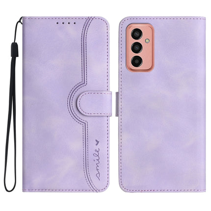 Heart Pattern Skin Feel Leather Phone Case, For Samsung Galaxy A71 5G, For Samsung Galaxy A72 4G/5G, For Samsung Galaxy A73 5G, For Samsung Galaxy M13 India/F13