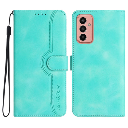 Heart Pattern Skin Feel Leather Phone Case, For Samsung Galaxy A71 5G, For Samsung Galaxy A72 4G/5G, For Samsung Galaxy A73 5G, For Samsung Galaxy M13 India/F13