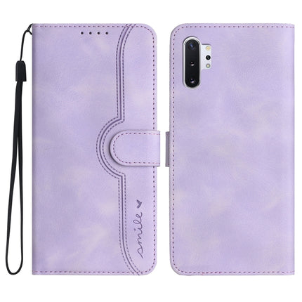 Heart Pattern Skin Feel Leather Phone Case, For Samsung Galaxy M33 5G Global, For Samsung Galaxy M53 5G, For Samsung Galaxy Note10 4G/5G, For Samsung Galaxy Note10+