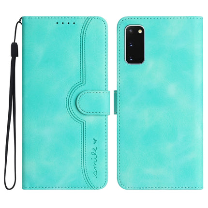 Heart Pattern Skin Feel Leather Phone Case, For Samsung Galaxy S10e, For Samsung Galaxy S20, For Samsung Galaxy S20 FE 5G, For Samsung Galaxy S20+