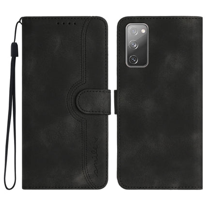 Heart Pattern Skin Feel Leather Phone Case, For Samsung Galaxy S10e, For Samsung Galaxy S20, For Samsung Galaxy S20 FE 5G, For Samsung Galaxy S20+