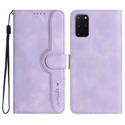 Heart Pattern Skin Feel Leather Phone Case, For Samsung Galaxy S10e, For Samsung Galaxy S20, For Samsung Galaxy S20 FE 5G, For Samsung Galaxy S20+