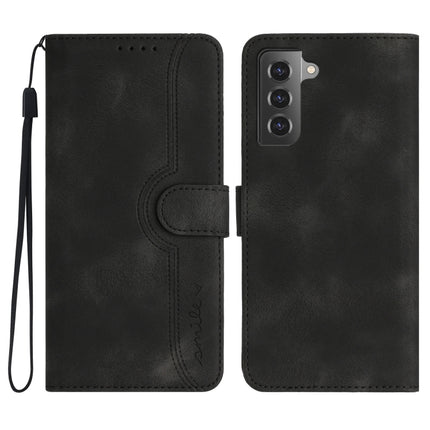 Heart Pattern Skin Feel Leather Phone Case, For Samsung Galaxy S20 Ultra, For Samsung Galaxy S21 5G, For Samsung Galaxy S21 FE 5G, For Samsung Galaxy S21+ 5G