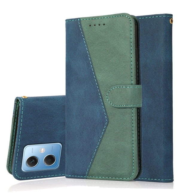 Dual-color Stitching Leather Phone Case, For Xiaomi Redmi Note 12 5G, For Xiaomi Redmi Note 12 Pro 5G, For Xiaomi Redmi Note 12 Pro+ 5G, For Xiaomi Redmi K50 Ultra