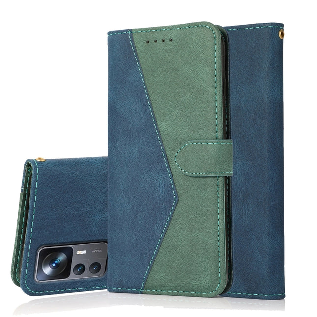 Dual-color Stitching Leather Phone Case, For Xiaomi Redmi Note 12 5G, For Xiaomi Redmi Note 12 Pro 5G, For Xiaomi Redmi Note 12 Pro+ 5G, For Xiaomi Redmi K50 Ultra