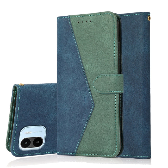 Dual-color Stitching Leather Phone Case, For Xiaomi Redmi A1, For Xiaomi Redmi A1+, For Xiaomi Redmi 11 Prime 4G, For Xiaomi 12S Ultra