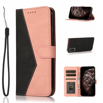 Dual-color Stitching Leather Phone Case, For Xiaomi Redmi 9C, For Xiaomi Redmi 9T