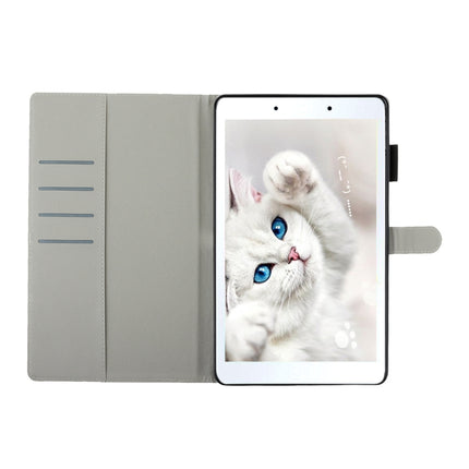 Horizontale Lederhülle mit Kreuzstruktur, Schlaf-/Weckfunktion, Kartenfach, Halterung und Geldbörse, für Galaxy Tab A 8.0 (2019) T290, für Galaxy Tab A 10.1 (2019) T510, für Galaxy Tab S5e T720, für iPad Air, für iPad 10.2