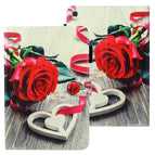 Für Galaxy Tab S5e T720 / Rote Rose