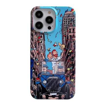 Oil Painting Glossy PC Phone Case, For iPhone 14, For iPhone 14 Plus, For iPhone 14 Pro, For iPhone 14 Pro Max, For iPhone 13, For iPhone 13 Pro