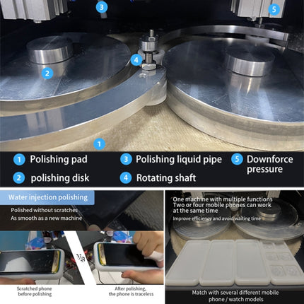 Multi-station Mobile Phone Screen Water Mill Polishing Machine, TBK 938M, TBK 938, TBK 938L