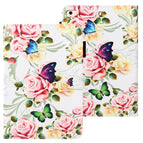 For iPad Mini / 5 / 4 / 3 / 2 /1 / White Peony Flower