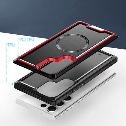 Armour Two-color MagSafe Magnetic TPU + PC Phone Case, For Samsung Galaxy S23 5G, For Samsung Galaxy S23+ 5G, For Samsung Galaxy S23 Ultra 5G