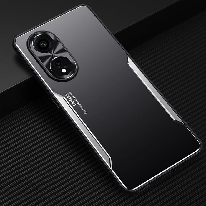 Blade Series TPU + Titanium Alloy Phone Case, For OPPO A1 Pro