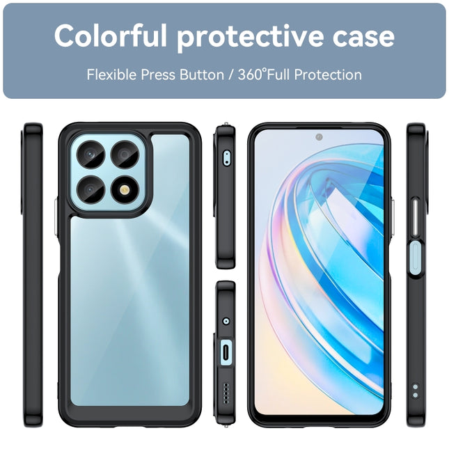 Colorful Series Acrylic + TPU Phone Case, For Honor X8a