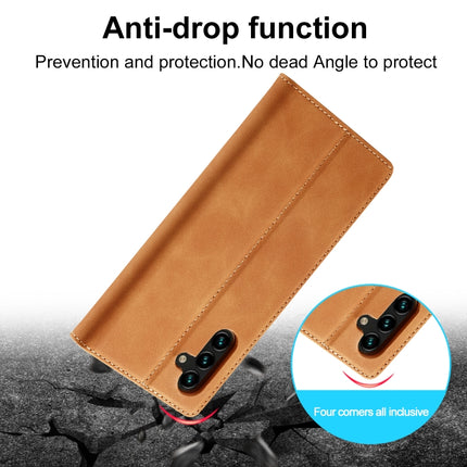 LC.IMEEKE Strong Magnetism Ultra-thin Matte Leather Phone Case, For Samsung Galaxy A34 5G