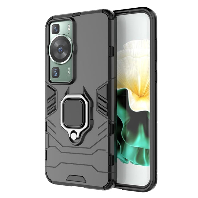 PC + TPU Shockproof Protective Phone Case with Magnetic Ring Holder, For Huawei P60