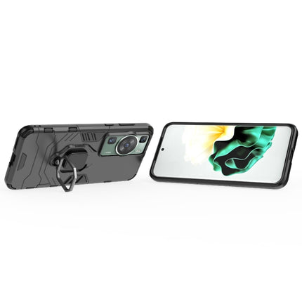 PC + TPU Shockproof Protective Phone Case with Magnetic Ring Holder, For Huawei P60