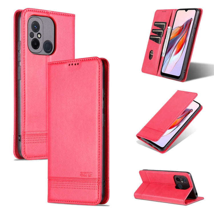 AZNS Magnetic Calf Texture Flip Leather Phone Case