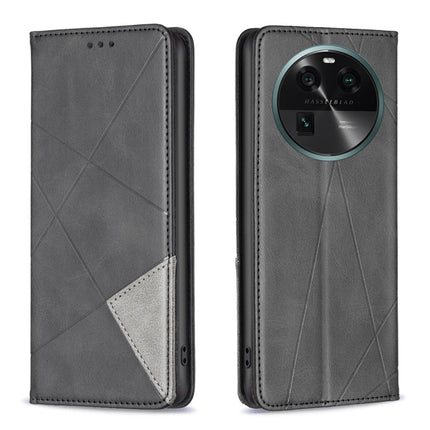 Prismatic Invisible Magnetic Leather Phone Case, For OPPO Find X6 5G, For OPPO Find X6 Pro 5G, For Realme C55, For Xiaomi Redmi Note 12 4G Global