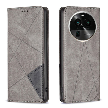 Prismatic Invisible Magnetic Leather Phone Case, For OPPO Find X6 5G, For OPPO Find X6 Pro 5G, For Realme C55, For Xiaomi Redmi Note 12 4G Global