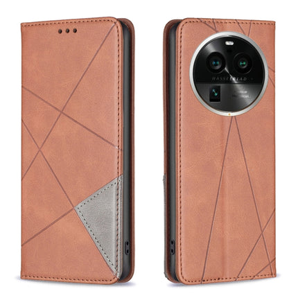 Prismatic Invisible Magnetic Leather Phone Case, For OPPO Find X6 5G, For OPPO Find X6 Pro 5G, For Realme C55, For Xiaomi Redmi Note 12 4G Global
