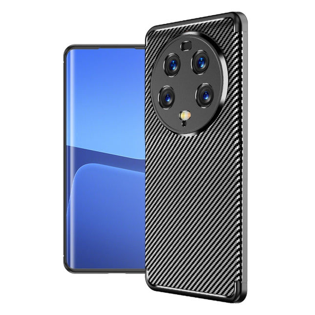 Carbon Fiber Texture Shockproof TPU Phone Case, For Xiaomi 13 Ultra