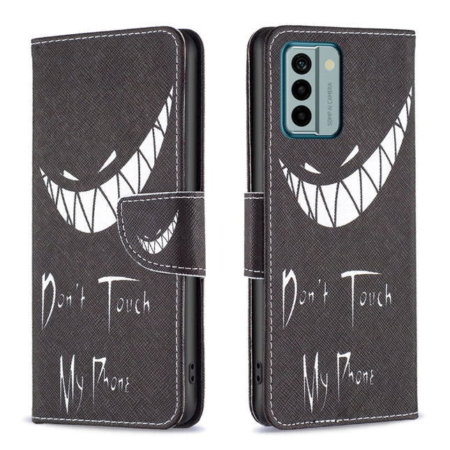 Colored Drawing Pattern Leather Phone Case, For Nokia G22