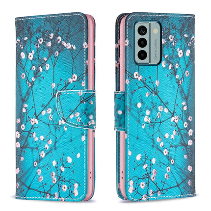 Colored Drawing Pattern Leather Phone Case, For Nokia G22