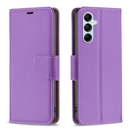 Litchi Texture Pure Color Leather Phone Case, For Samsung Galaxy M14 5G