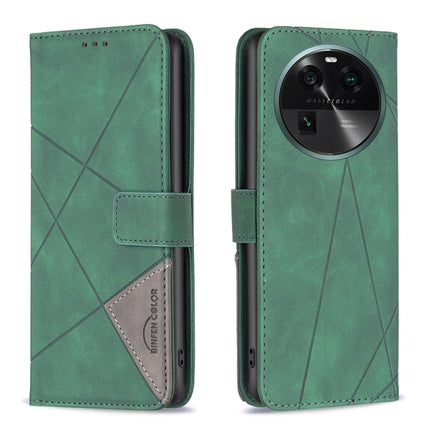 Magnetic Buckle Rhombus Texture Leather Phone Case, For OPPO Find X6 5G, For OPPO Find X6 Pro 5G, For Realme C55, For Xiaomi Redmi Note 12 4G Global