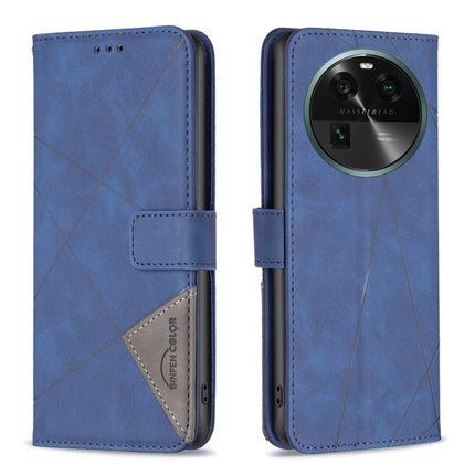 Magnetic Buckle Rhombus Texture Leather Phone Case, For OPPO Find X6 5G, For OPPO Find X6 Pro 5G, For Realme C55, For Xiaomi Redmi Note 12 4G Global