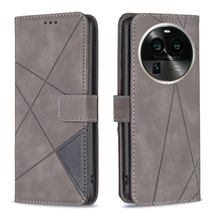 Magnetic Buckle Rhombus Texture Leather Phone Case, For OPPO Find X6 5G, For OPPO Find X6 Pro 5G, For Realme C55, For Xiaomi Redmi Note 12 4G Global