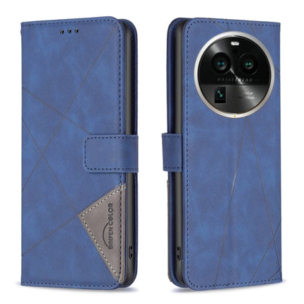 Magnetic Buckle Rhombus Texture Leather Phone Case, For OPPO Find X6 5G, For OPPO Find X6 Pro 5G, For Realme C55, For Xiaomi Redmi Note 12 4G Global